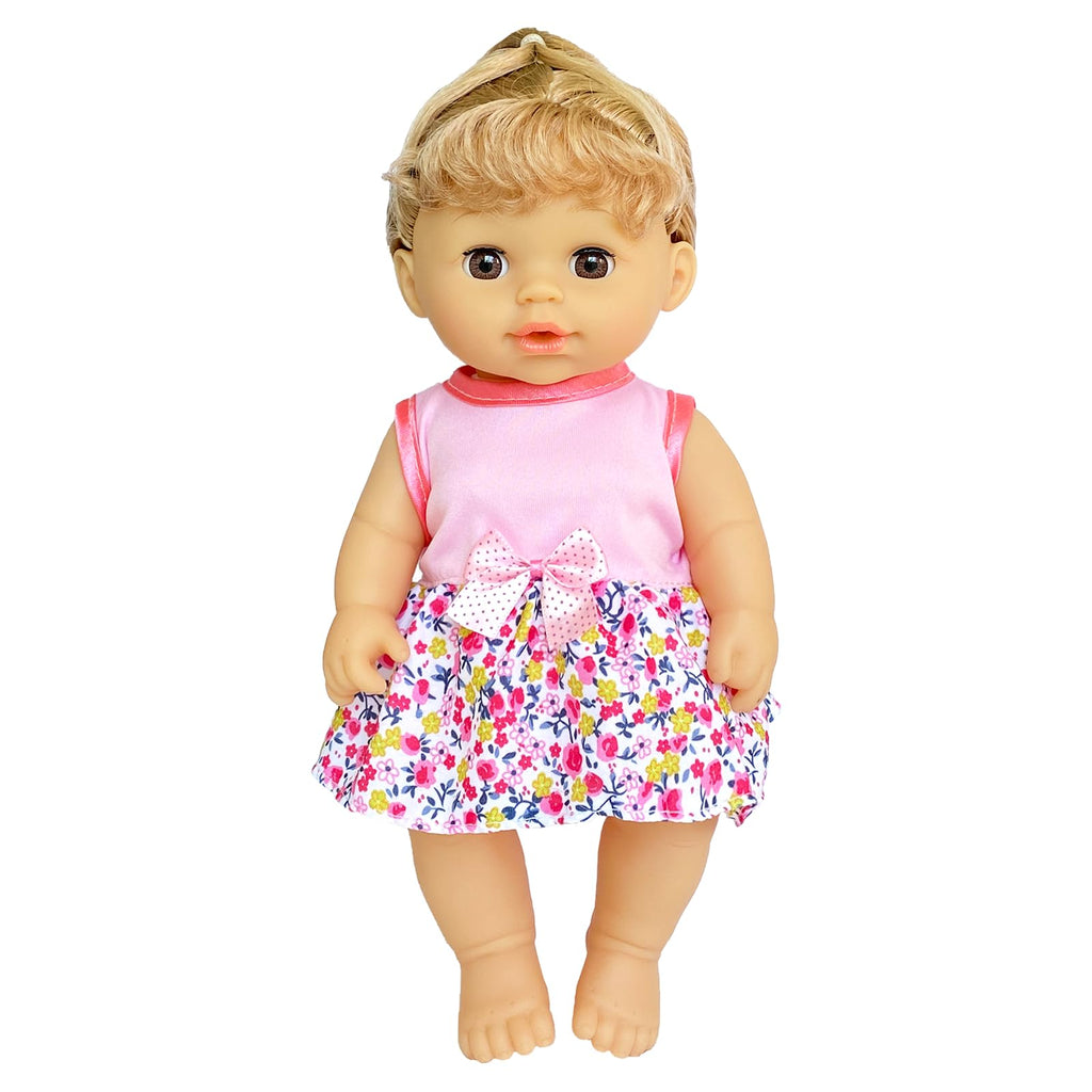 6-Piece Handmade Doll Clothes Set for 10-12 Inch Dolls – Velcro & Elastic Closure Outfits in Gift Box