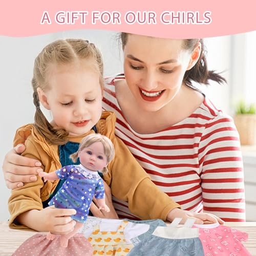 6 Sets of Doll Clothes and Accessories for 11 Inch Dolls – Princess Dresses, Pajamas, and More by YAYYAY