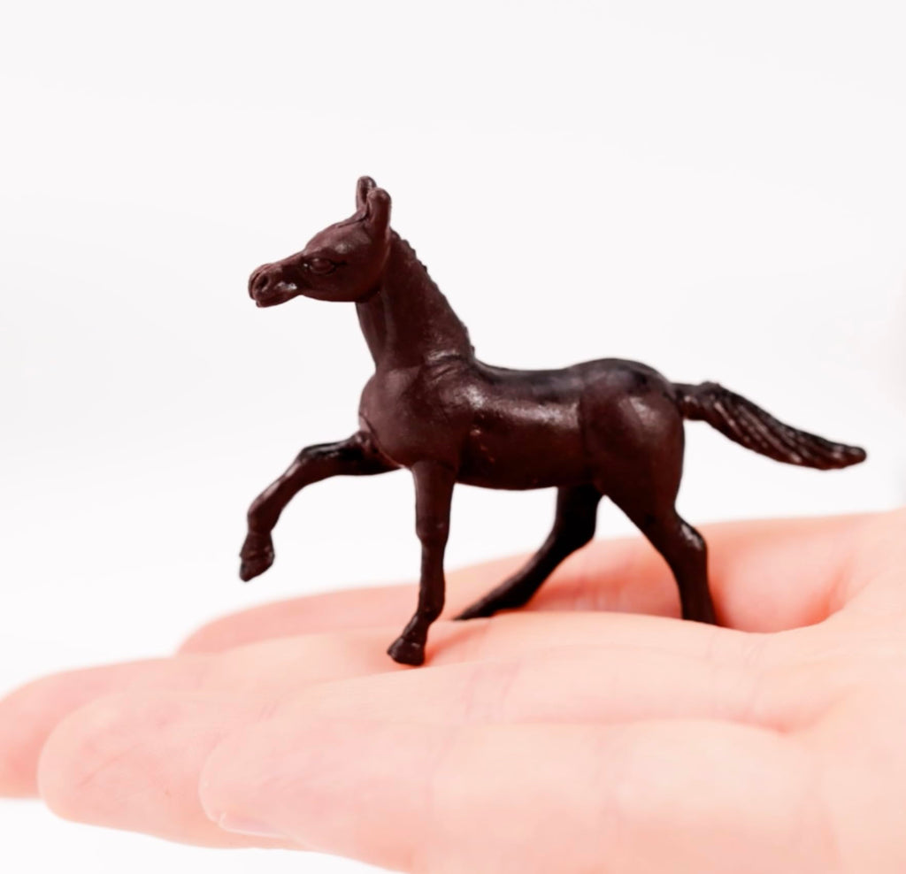 60 Miniature Horse Figurines Tube Set by Terra by Battat – Realistic Plastic Horses for Kids 3+