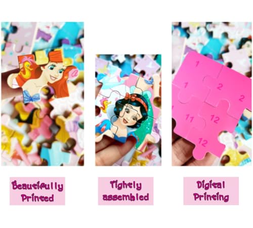 60-Piece Jigsaw Puzzle for Kids Ages 4-8, Educational Learning Toy with Numbered Pieces and Sturdy Tin Box Storage