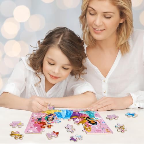 60-Piece Jigsaw Puzzle for Kids Ages 4-8, Educational Learning Toy with Numbered Pieces and Sturdy Tin Box Storage