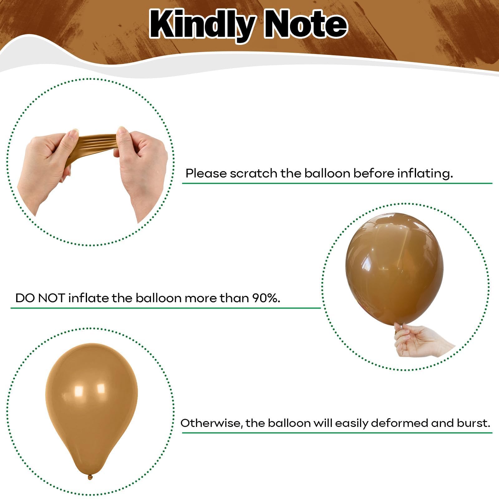 60-Piece Jungle Safari Balloon Set – Sage Green, Brown, Gold, and More by HILAVO