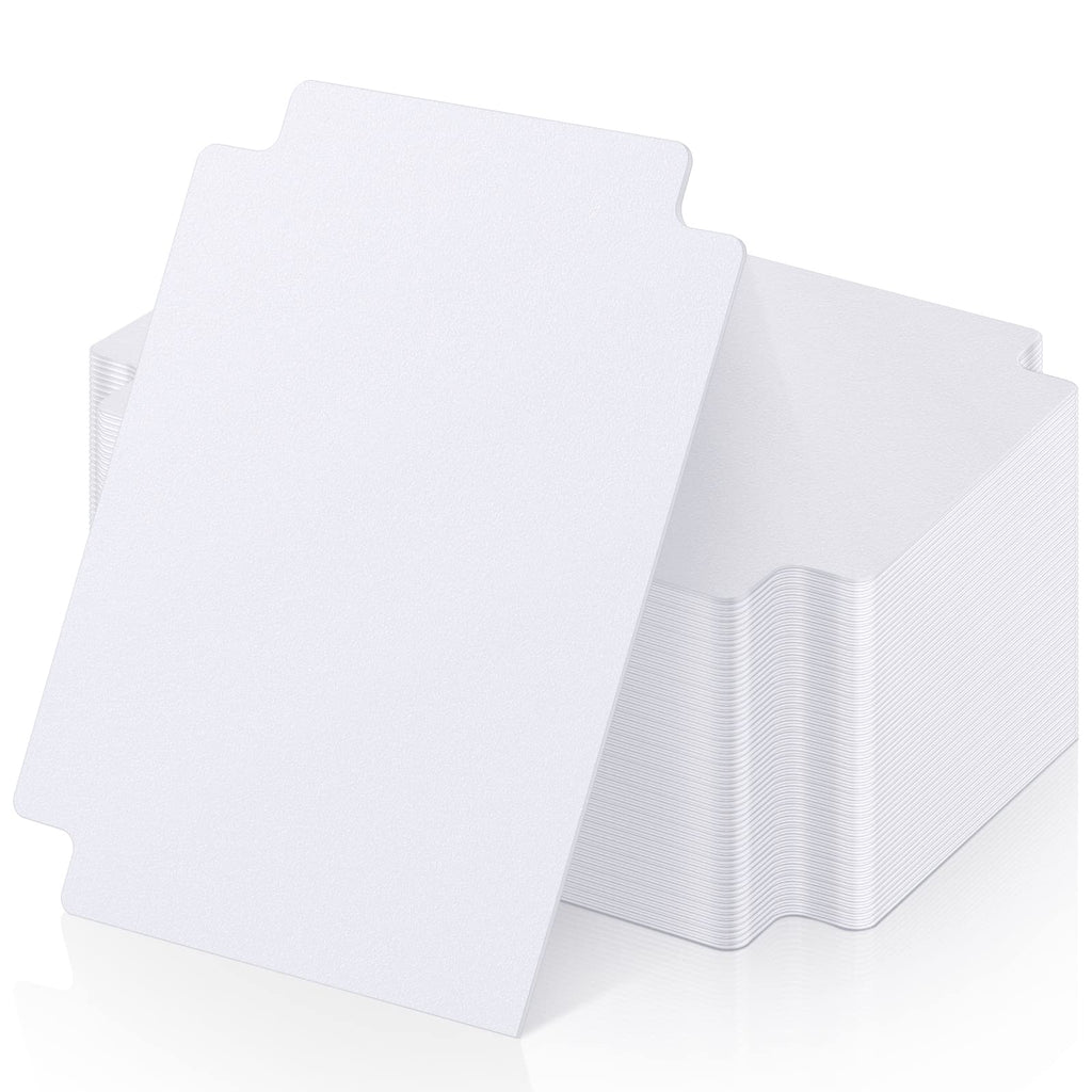 60 White Card Dividers with Tabs – 2.71x3.8 Inch Plastic Separators for MTG, Sports Cards, Trading Cards
