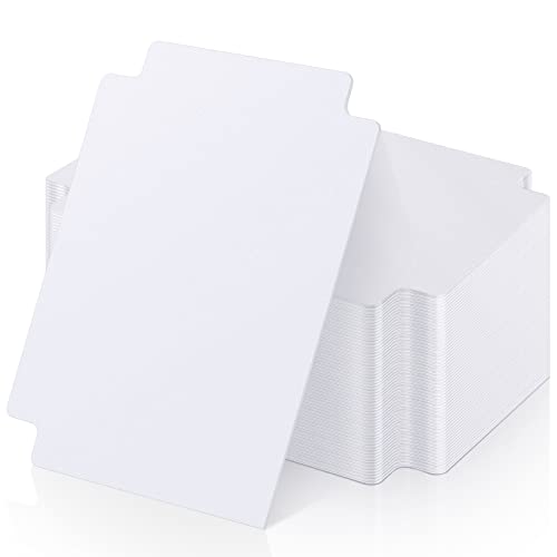 60 White Card Dividers with Tabs – 2.71x3.8 Inch Plastic Separators for MTG, Sports Cards, Trading Cards