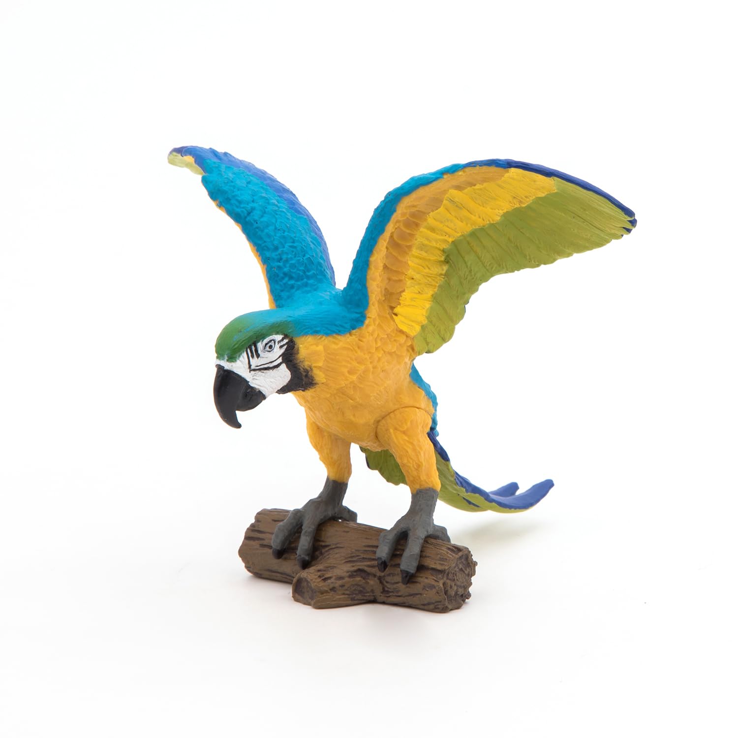 Papo Blue Macaw Figurine – Hand-Painted Parrot Toy, Ages 3+