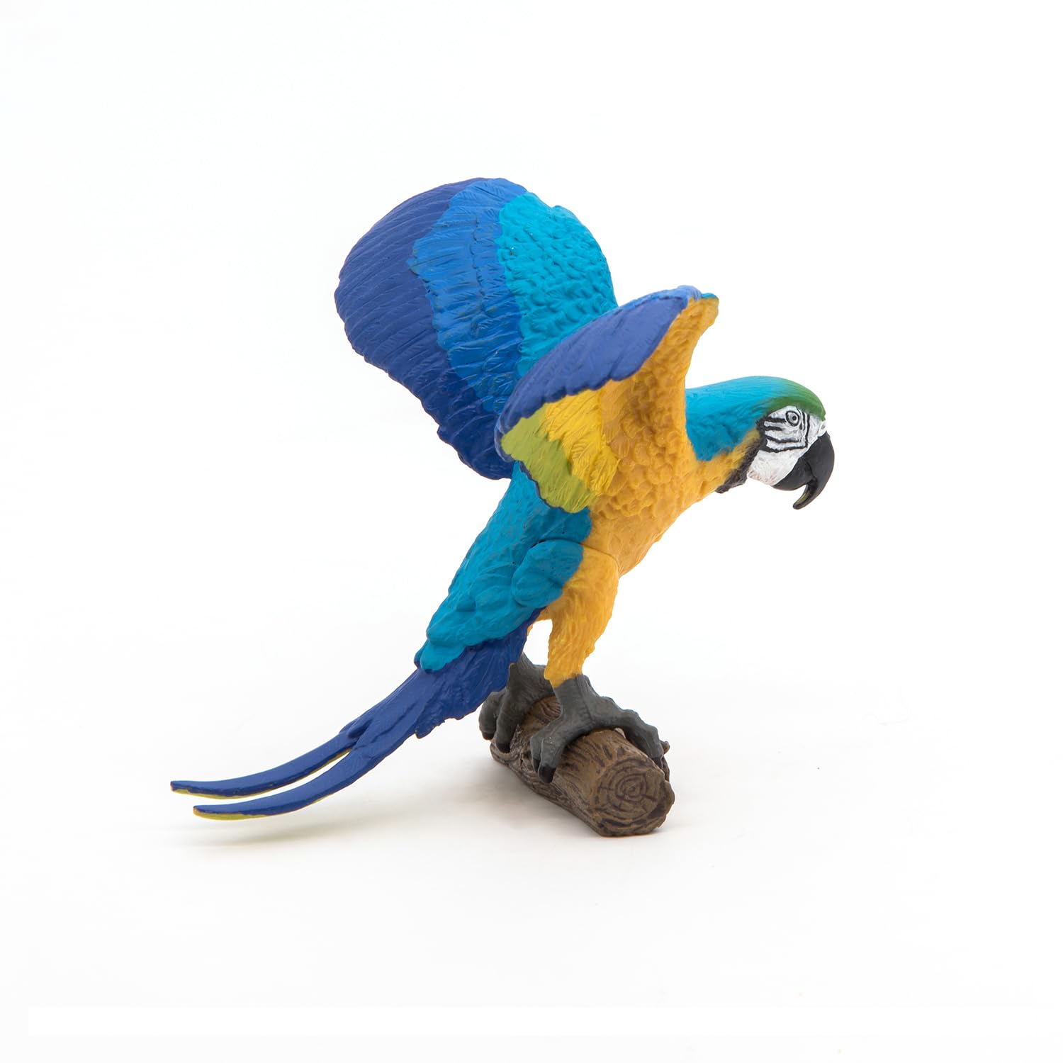 Papo Blue Macaw Figurine – Hand-Painted Parrot Toy, Ages 3+