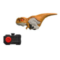 Mattel Jurassic World Uncaged Atrociraptor Interactive Dinosaur Toy with Clicker-Controlled Movement and Sounds