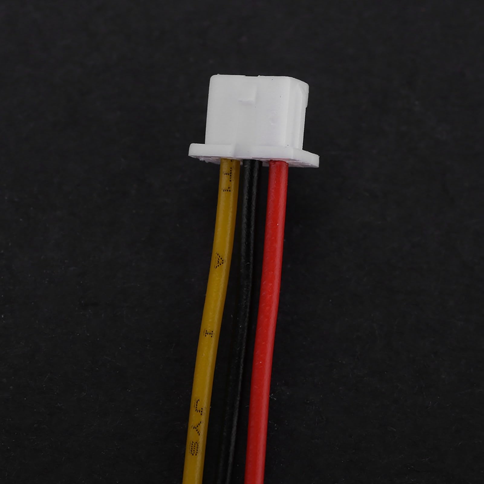 YWBL-WH 20-Pack 3-Pin JST Right Angle Connector Wires - 100mm Tinned Copper for Drones, LEDs & RC Models