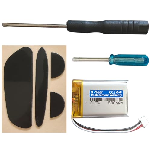 680mAh Ni-MH Replacement Battery for Logitech MX Master 1/2/2s Wireless Mouse with Mouse Feet and Tools