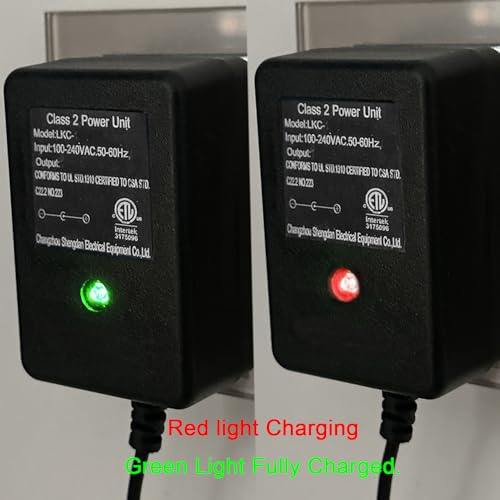 6V 1A Ride-On Car Battery Charger for Kidzone Flybar – 6ft Cable ETL Certified