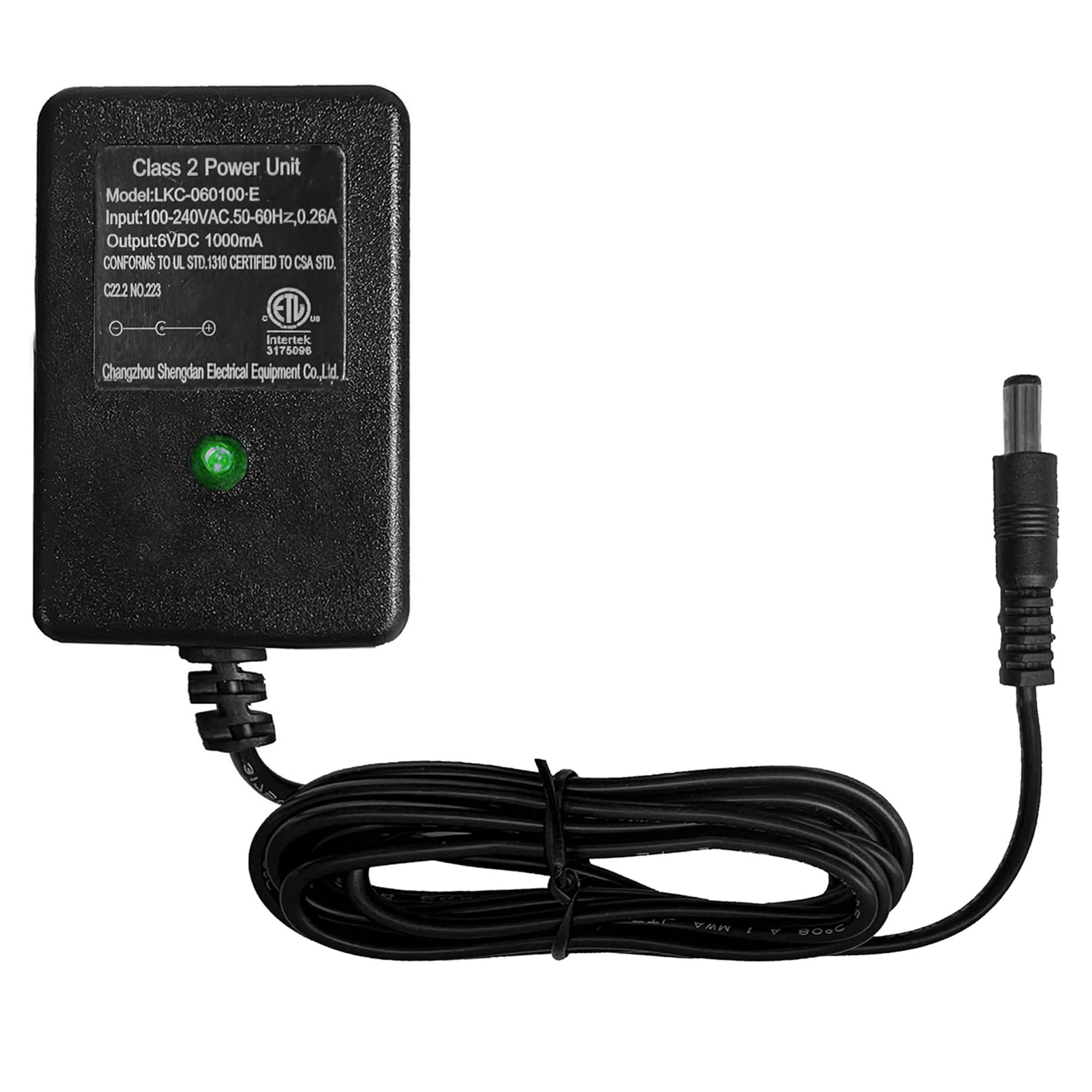 6V 1A Ride-On Car Battery Charger for Kidzone Flybar – 6ft Cable ETL Certified