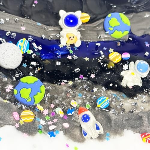 7-Pack Galaxy Slime Kit with Butter, Cloud & Crunchy Slime – Non-Sticky, Super Soft, ASTM Certified for Kids Ages 6-12