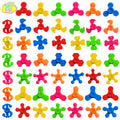 70-Pack Mini Fidget Spinner Toys for Stress Relief, Classroom Prizes, Party Favors - Bulk Set for Kids Teens Adults