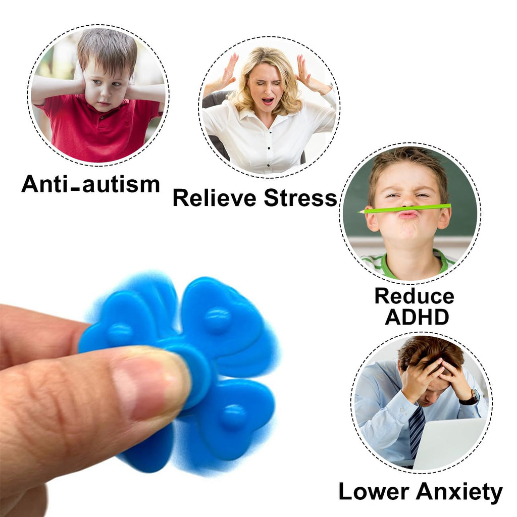 70-Pack Mini Fidget Spinner Toys for Stress Relief, Classroom Prizes, Party Favors - Bulk Set for Kids Teens Adults