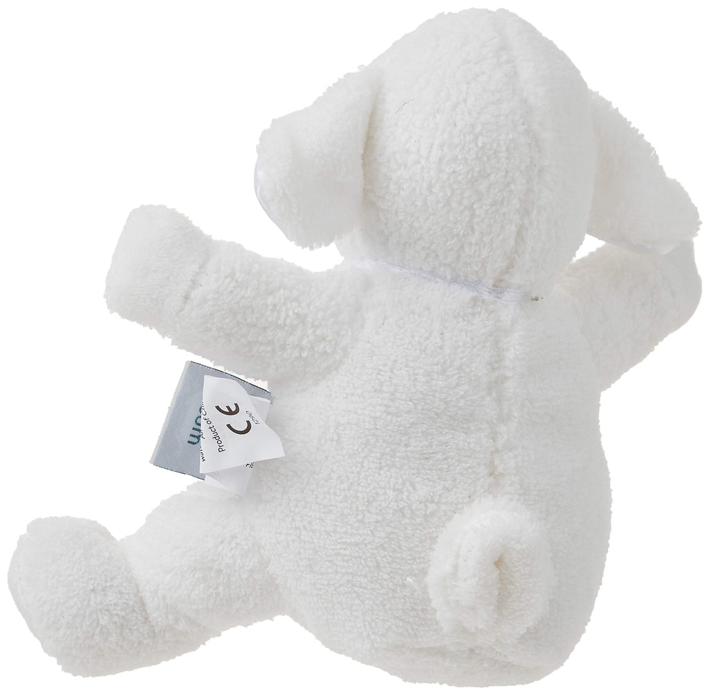 Mary Meyer Christening Lamb Rattle, 5-Inch Plush Baby Toy with Embroidered Cross