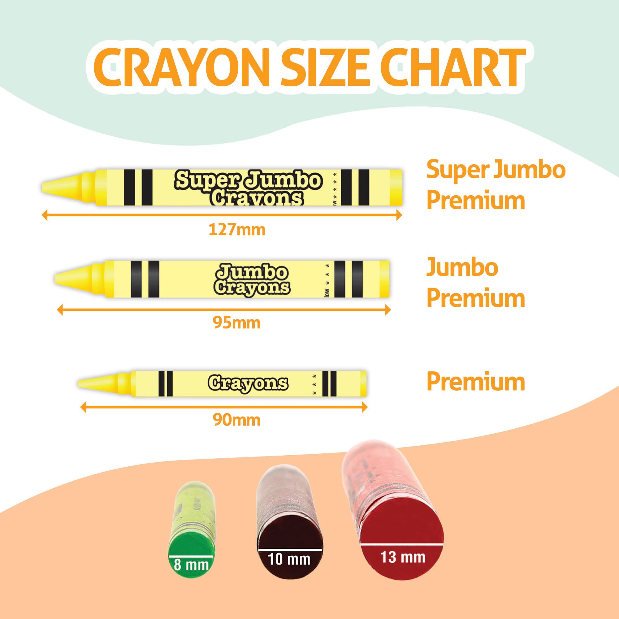 BAZIC 48 Premium Crayons Set – Assorted Colors for Art, Drawing & Coloring