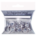 Dazzling Silver Engagement Rings (12 Pack) – Shine at Bridal Showers & Bachelorette Parties