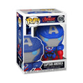 Funko Pop! Marvel Mech Strike Captain America Vinyl Bobblehead Figure, 4.5 Inches