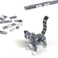PIPEROID Silver Tabby Cat – Japanese 3D Paper Puzzle | DIY Origami Kit for Kids & Adults