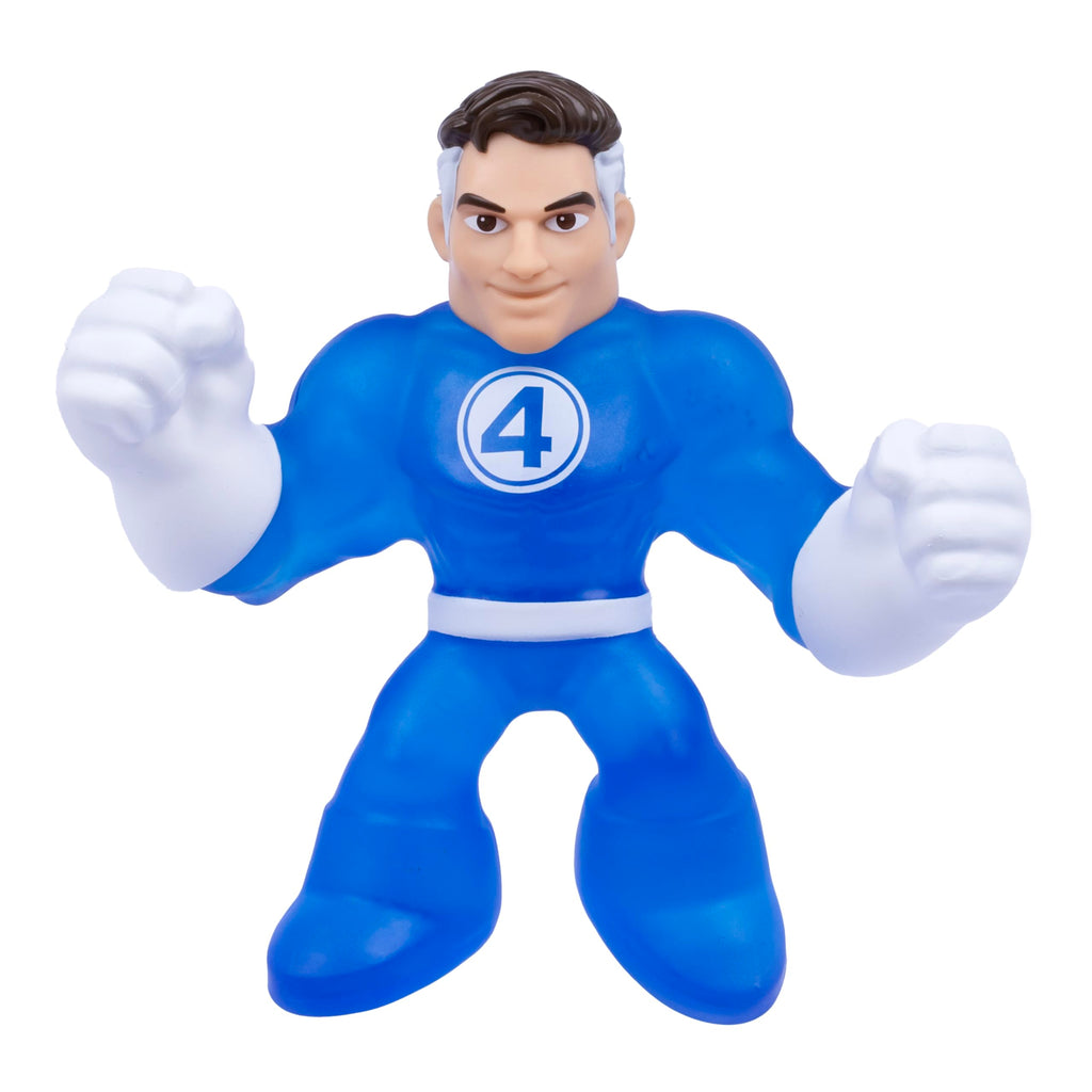 Heroes of Goo Jit Zu Mister Fantastic Stretch Action Figure – Marvel The Fantastic 4 First Steps, 4.5-Inch Gel-Filled Superhero Toy