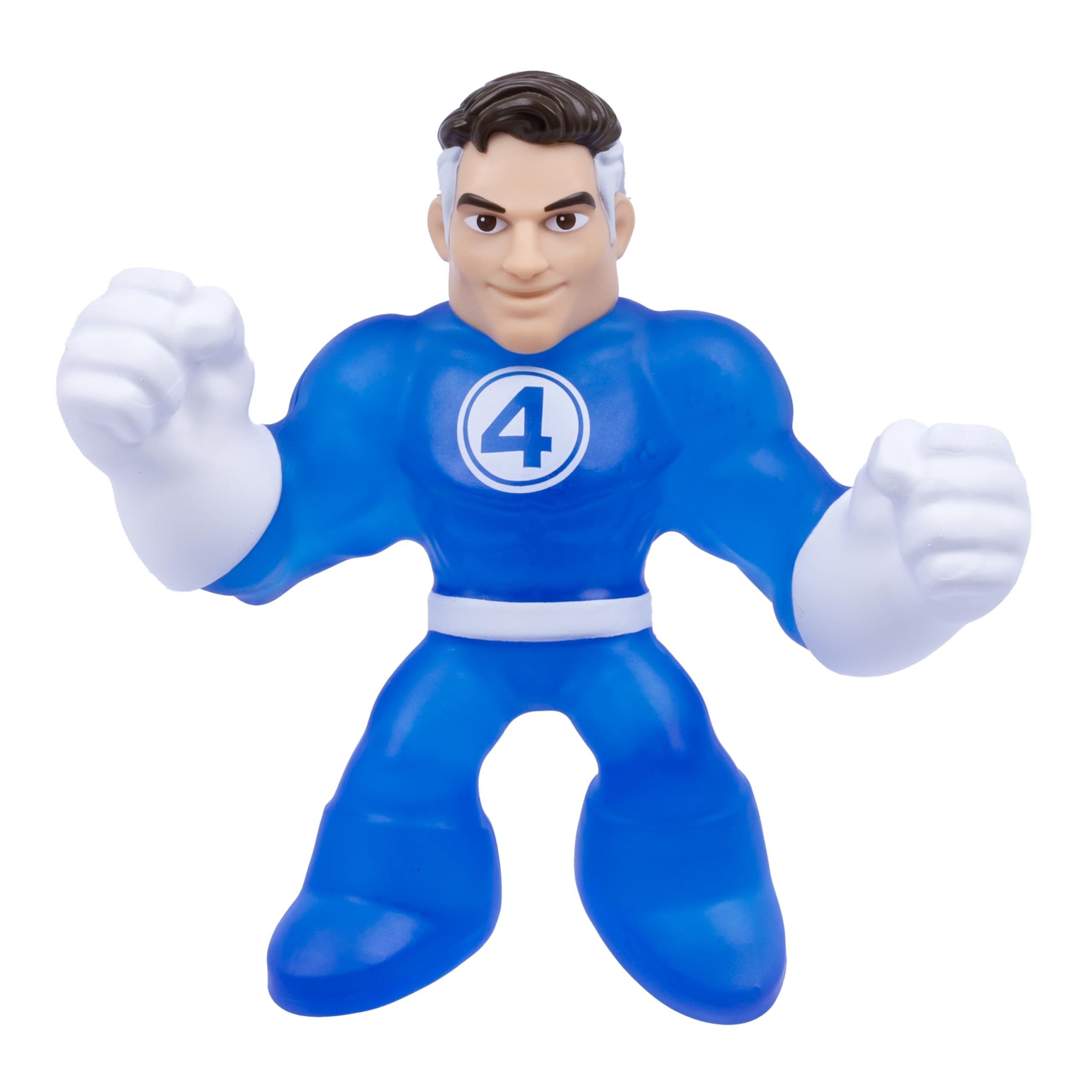 Heroes of Goo Jit Zu Mister Fantastic Stretch Action Figure – Marvel The Fantastic 4 First Steps, 4.5-Inch Gel-Filled Superhero Toy