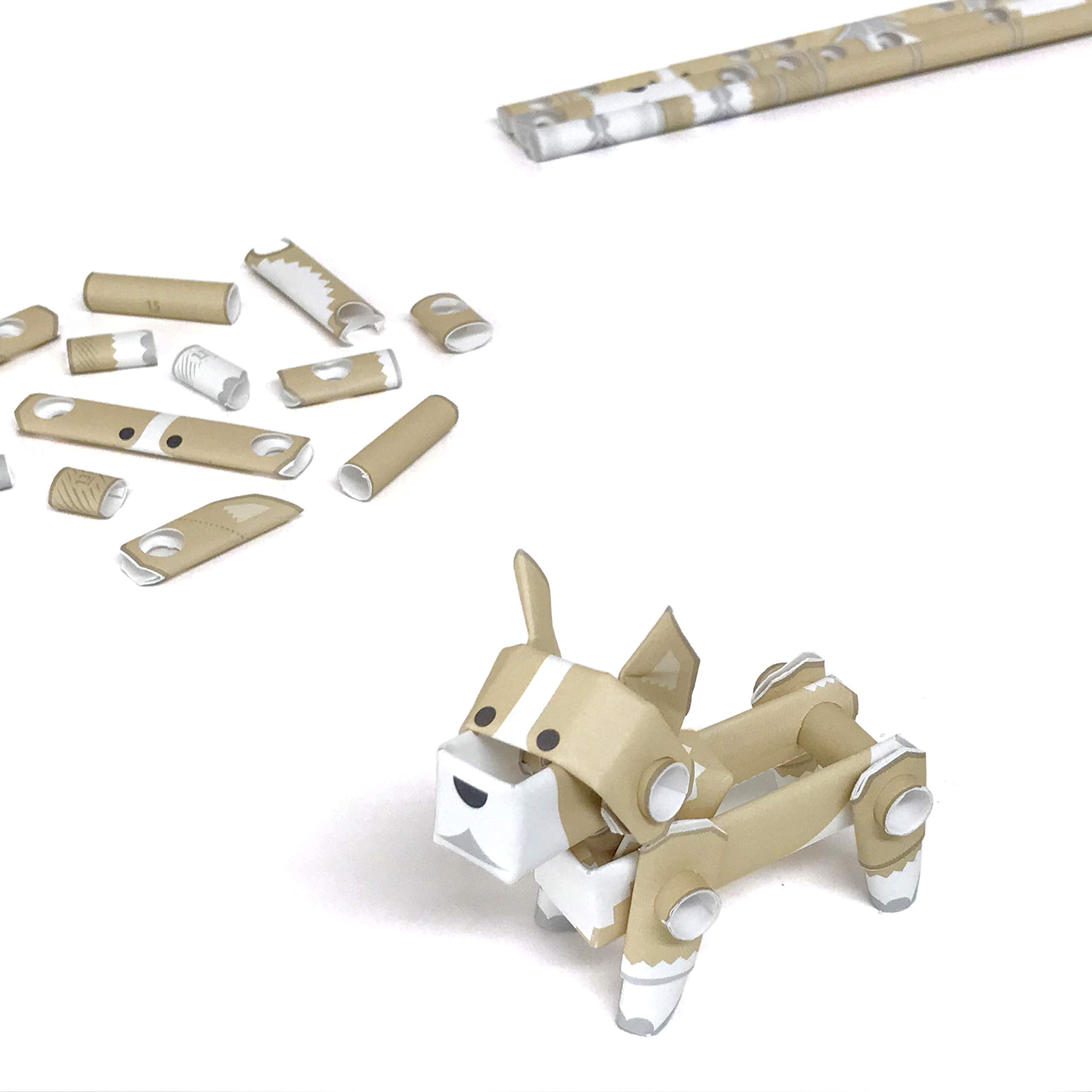 Bring a Corgi to Life: PIPEROID Japanese 3D Paper Puzzle – DIY Origami Kit for Kids & Adults