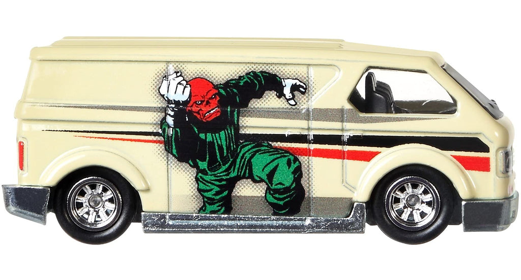 Hot Wheels Premium 1:64 MBK Van Die-Cast Car – Metal/Metal Chassis, Real Riders Tires, Pop Culture Deco