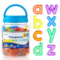 78 Translucent Lowercase Letters for Light Table Learning - Odoorgames