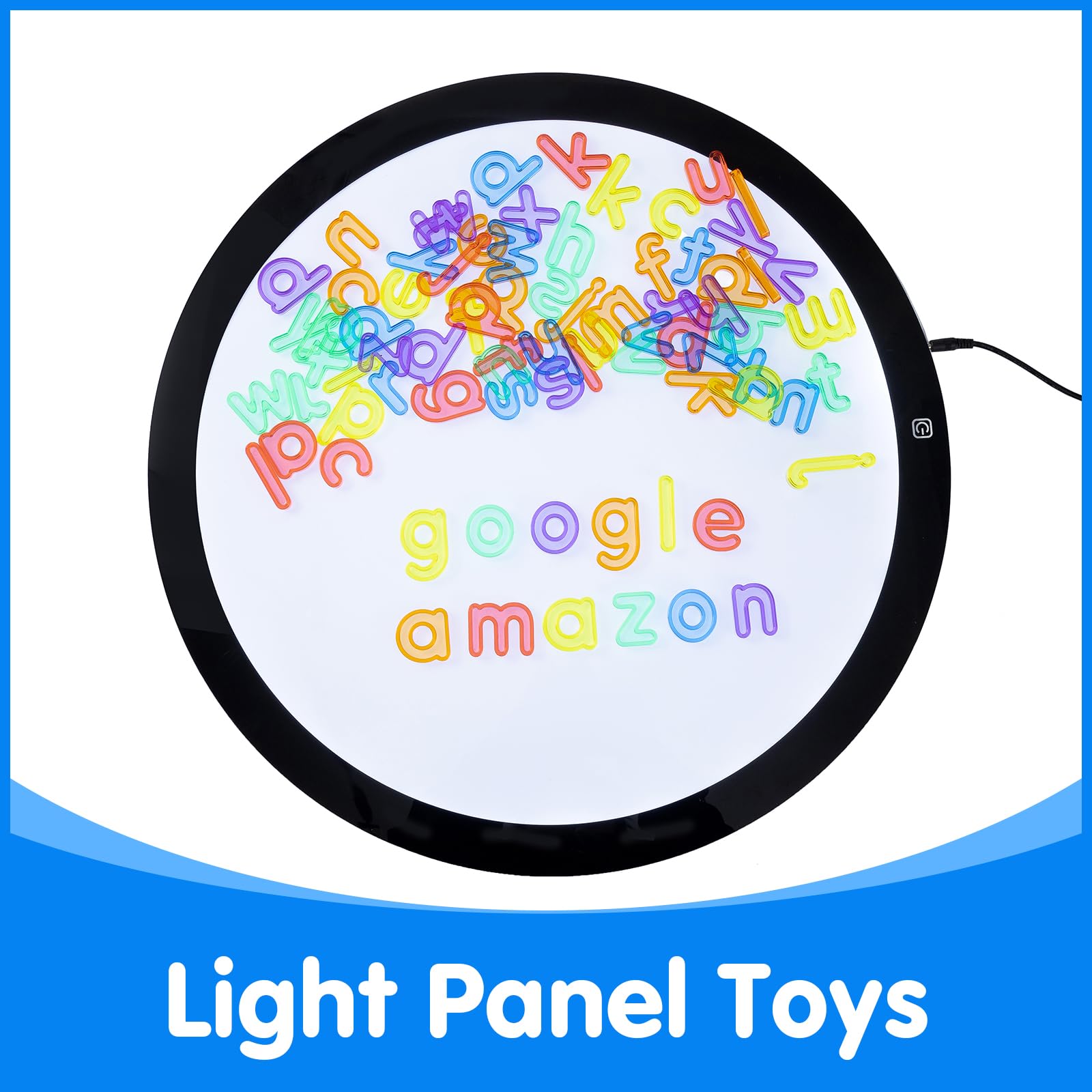 78 Translucent Lowercase Letters for Light Table Learning - Odoorgames