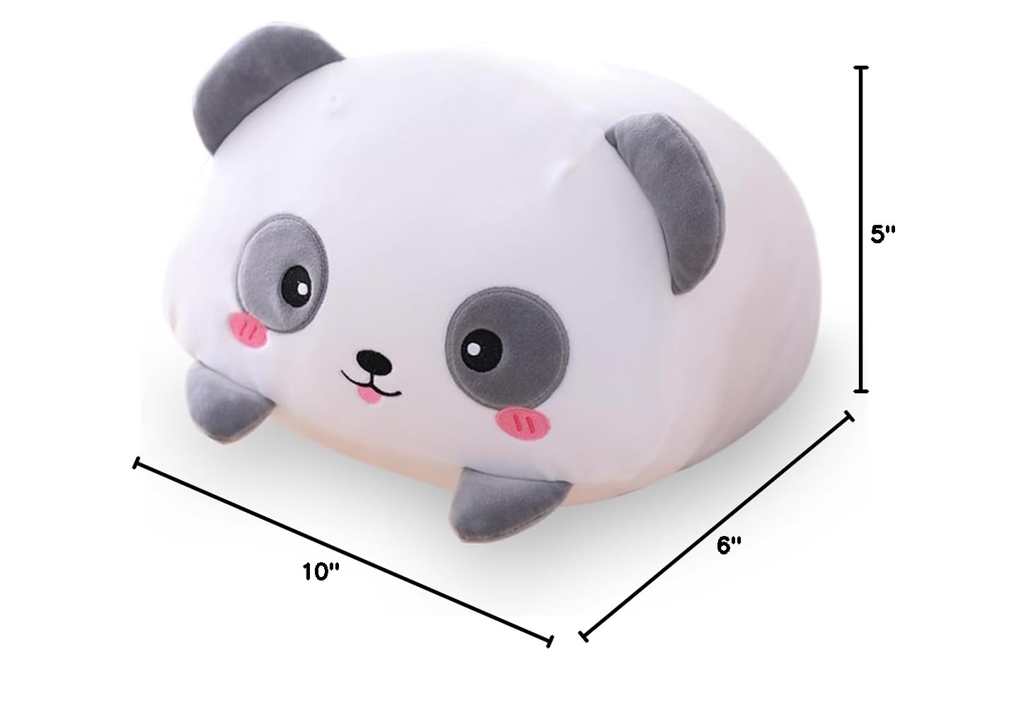 8-Inch Panda Plush Pillow – Soft Cylindrical Hugging Toy from AIXINI