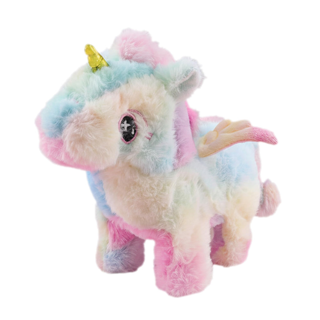 8-Inch Walking Unicorn Plush Toy – Interactive Stuffed Animal with Sound and Motion, Gift for Toddlers