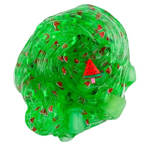 8-Pack Jelly Cube Crunchy Slime Kit with Non-Sticky Clear Slime – Stress Relief Toy for Kids and Adults
