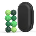 8-Piece Magnetic Fidget Balls with Silicone Shell – Calming Stress Relief for Adults, Green