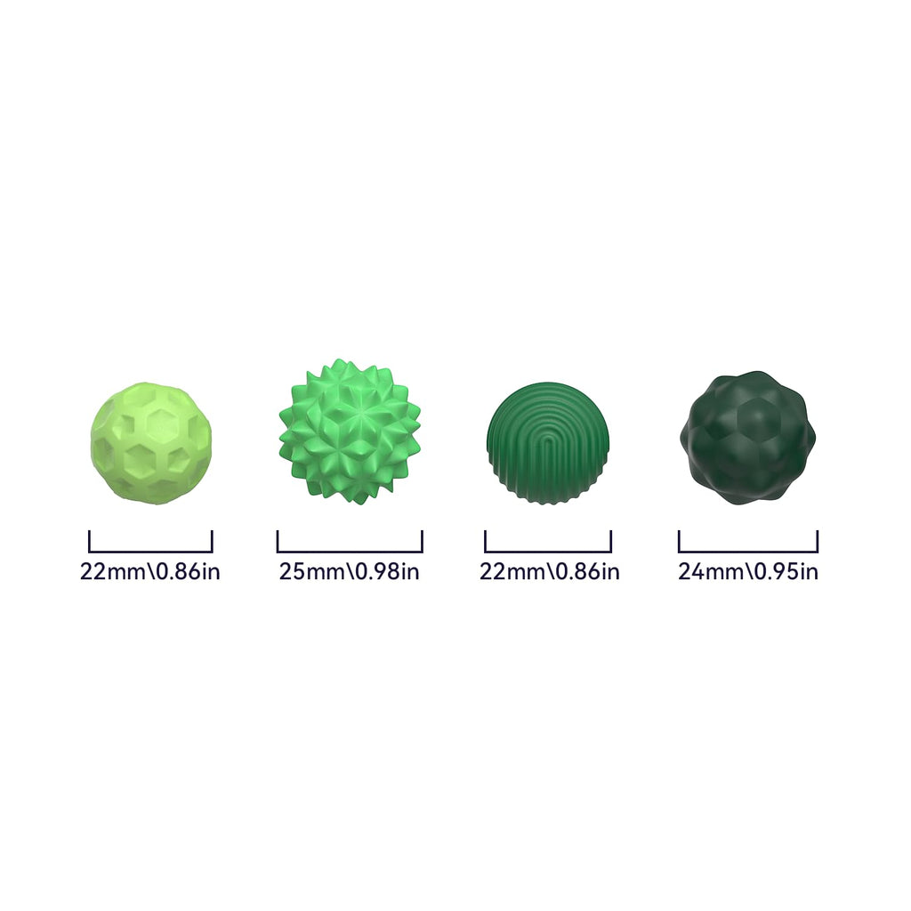 8-Piece Magnetic Fidget Balls with Silicone Shell – Calming Stress Relief for Adults, Green