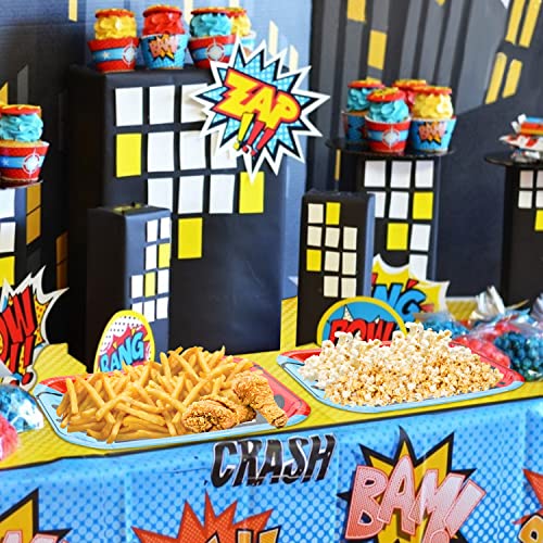 80 Pack 11-Inch Controller Paper Plates for Video Game Birthday Party - Blue