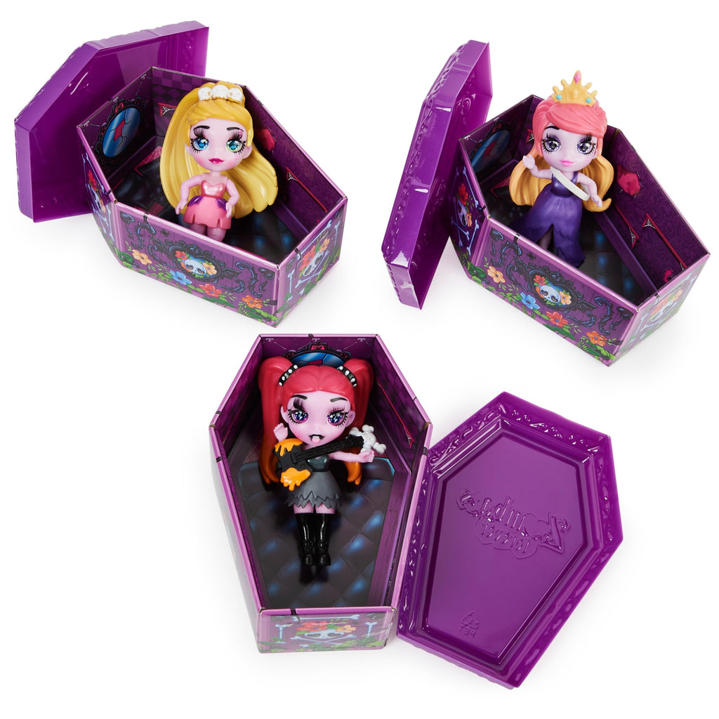 Zombaes Forever Surprise Zombie Doll – Coffin Unboxing & Mix-Match Fun, 3.5-Inch Collectible
