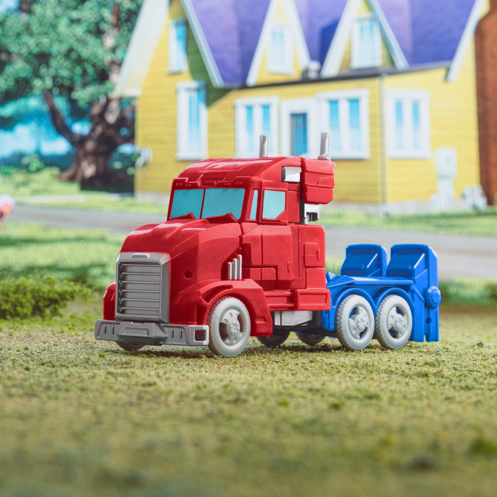Transformers EarthSpark Warrior Class Optimus Prime Action Figure, 5-Inch Robot Toy for Kids Ages 6+