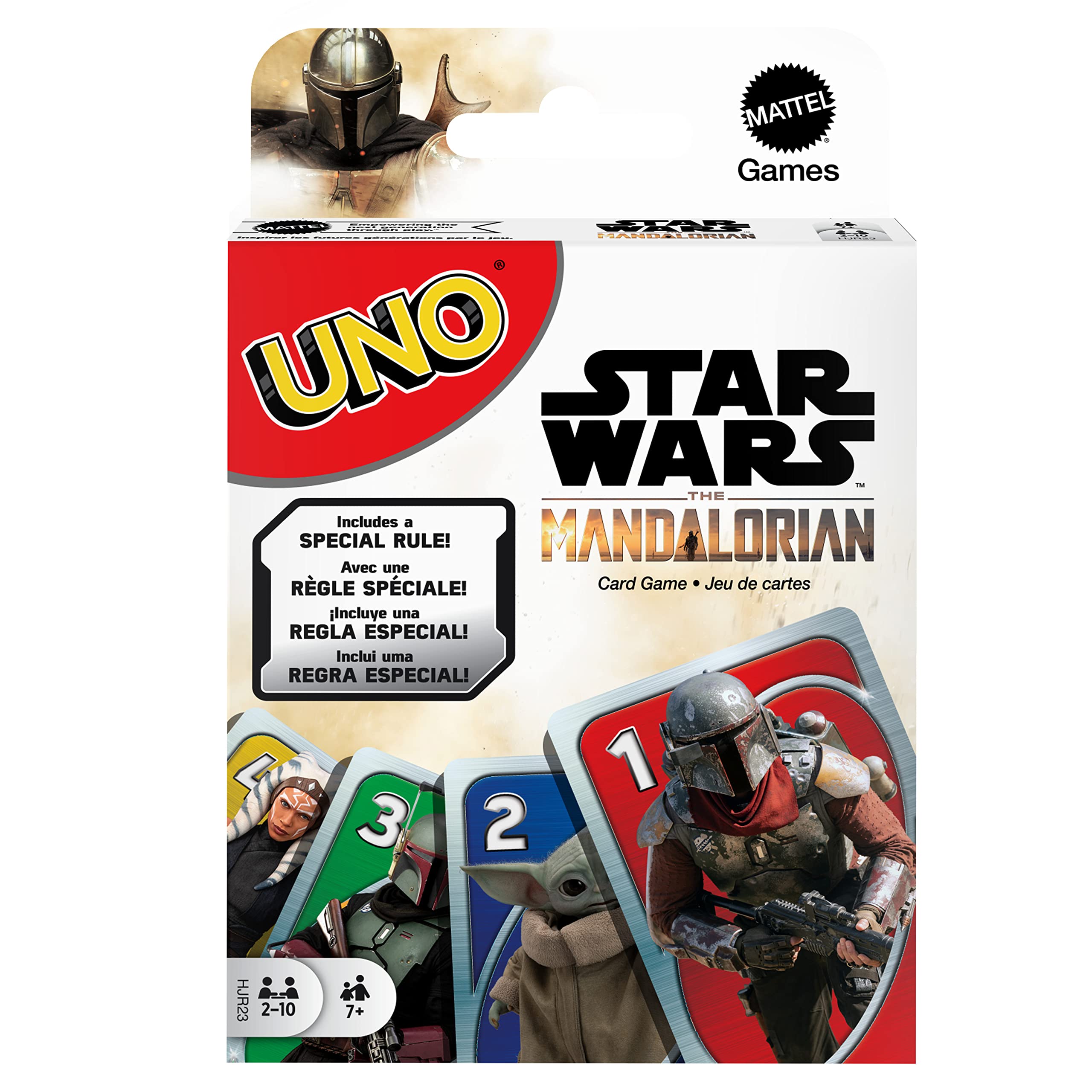 UNO The Mandalorian Star Wars Card Game in Collectible Tin – Family Fun for Ages 7+ with Special 'This is the Way' Rule