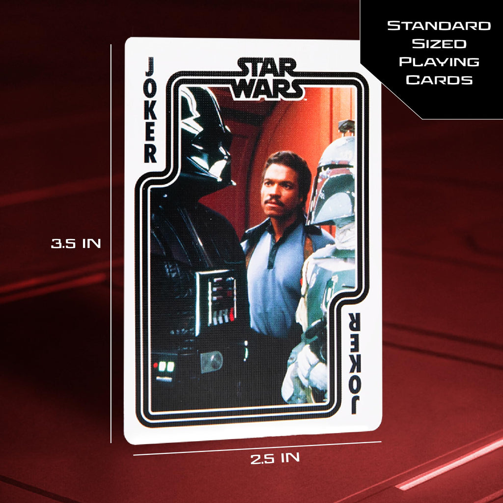 Star Wars Darth Vader Playing Cards – 54 Unique Vader-Themed Designs, Linen Finish