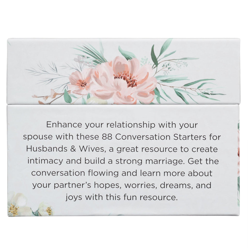 88 Great Conversation Starters for Husbands and Wives – Christian Card Game for Couples