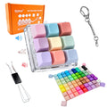 9-in-1 Keyboard Fidget Toy with 70+ Removable Keycaps – Clicky, Creamy & Silent Switches, Cat Paw Designs, Gift Box