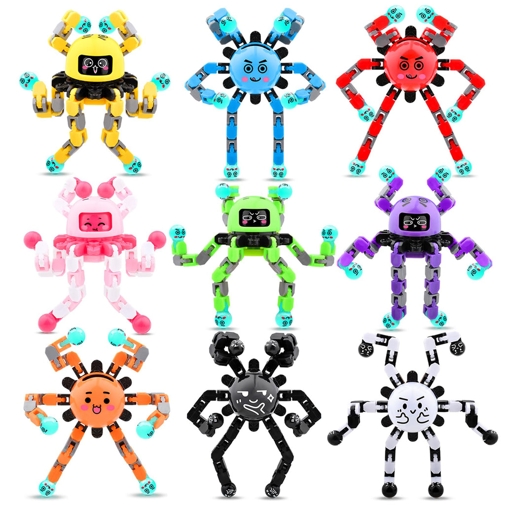 9-Pack Fidget Spinner Toys for Kids & Adults – Party Favors, Classroom Prizes, Stress Relief
