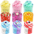 9-Pack Slime Kit with Butter Slime and Crunchy Jelly Slime - Soft, Non-Sticky, Washable - Sensory Toy for Kids Ages 3+