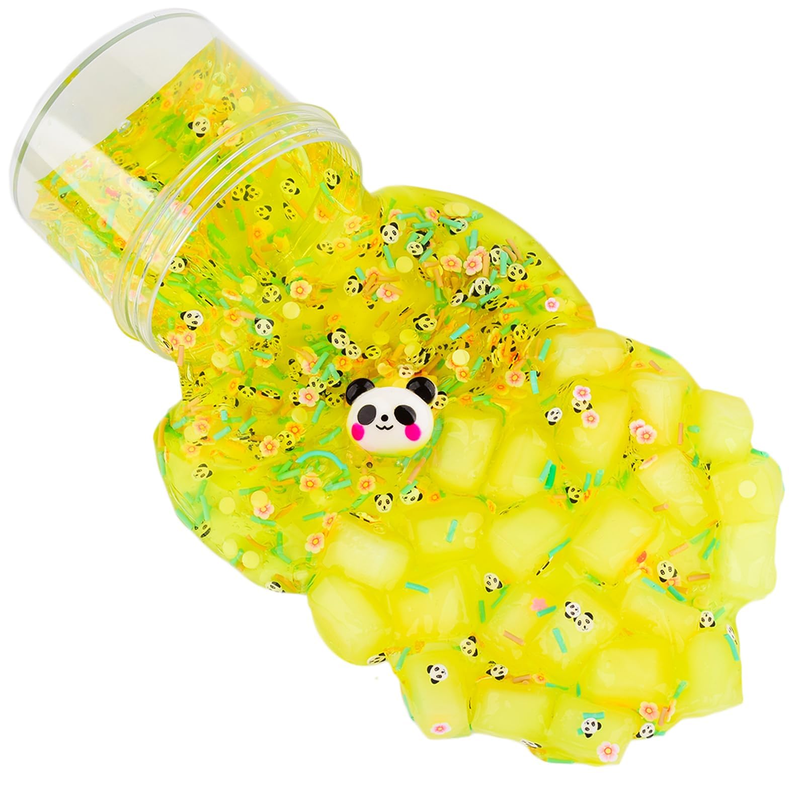 9 Pack Slime Kit with Jelly Cube Crunchy, Cloud & Butter Slimes - Non-Sticky, Pre-Made Stress Relief Toy for Kids