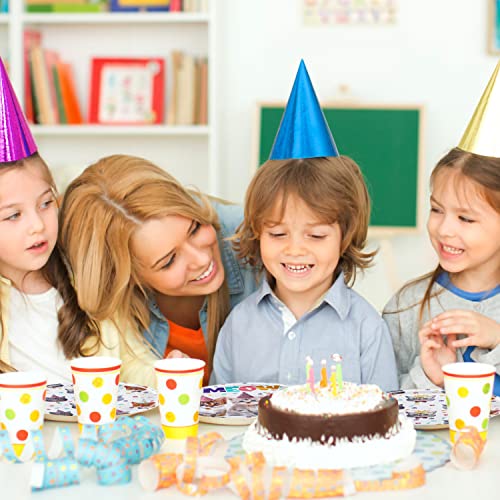 96-Piece Cat Birthday Party Tableware Set – Disposable Plates, Napkins, Forks for 24 Guests | Fesciory