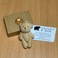 A Little Pocket Bear Hug - Mini Bronze Plush with Hug Token Card, Emotional Support Gift for Graduation Birthday