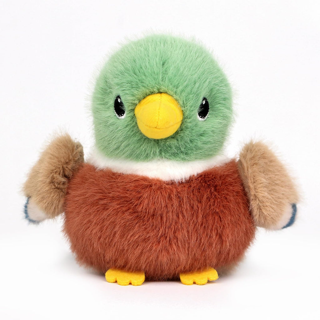ABEARCAR 4.7-Inch Mallard Duck Stuffed Animal – Realistic Plush Toy for Kids, Keychain or Decoration