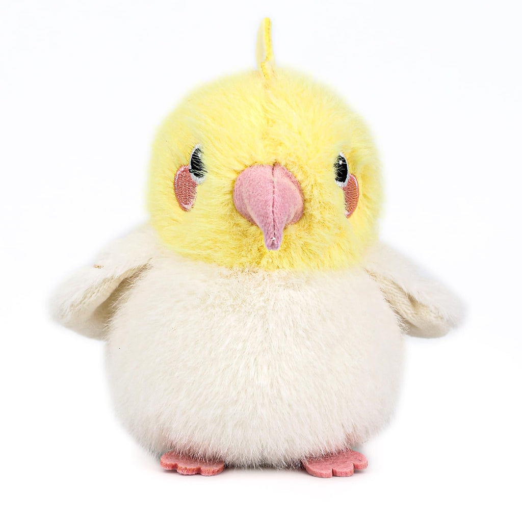 ABEARCAR Cockatiel Plush - 4.7 Inch Realistic Yellow Bird Stuffed Animal Toy