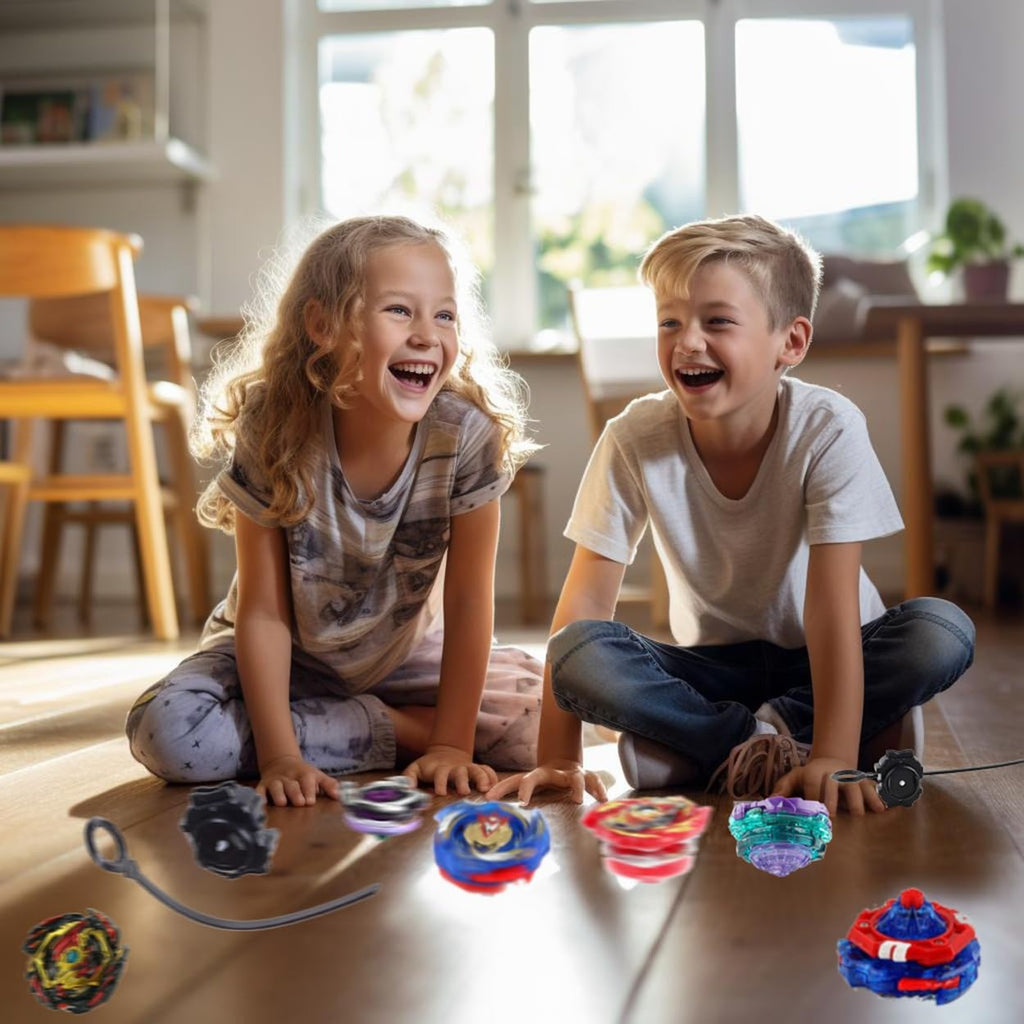 Absdcom B-122 Geist Fafnir Starter Pack - Spinning Top Battle Toy with Launcher for Kids 6-12
