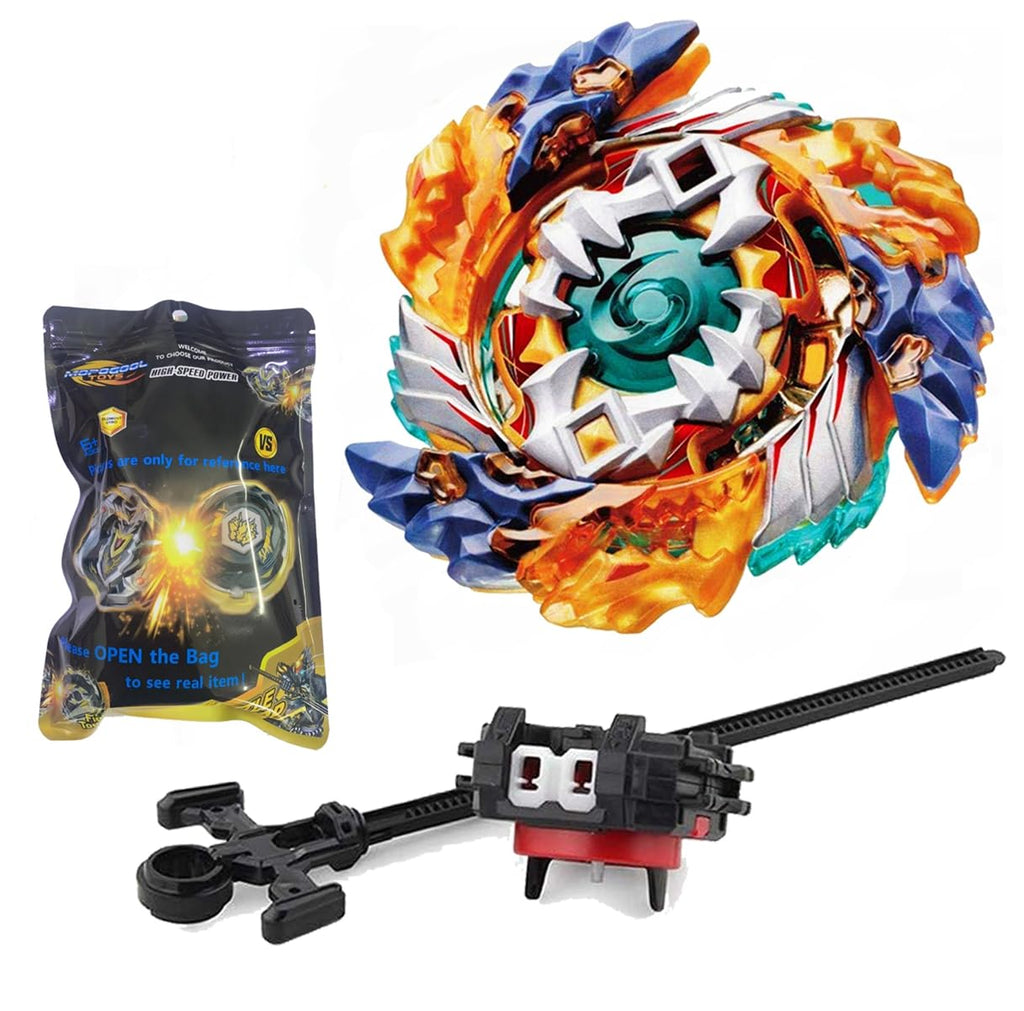 Absdcom B-122 Geist Fafnir Starter Pack - Spinning Top Battle Toy with Launcher for Kids 6-12